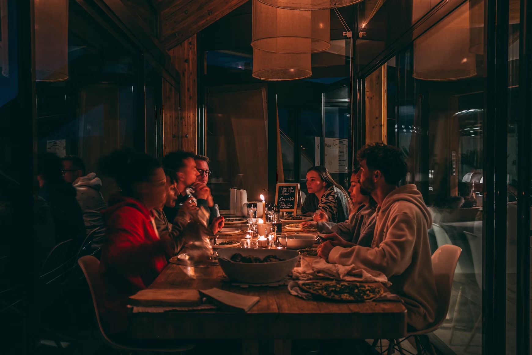 Afterglow restaurant website design